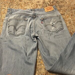 Levi's Blue Straight Leg Jeans